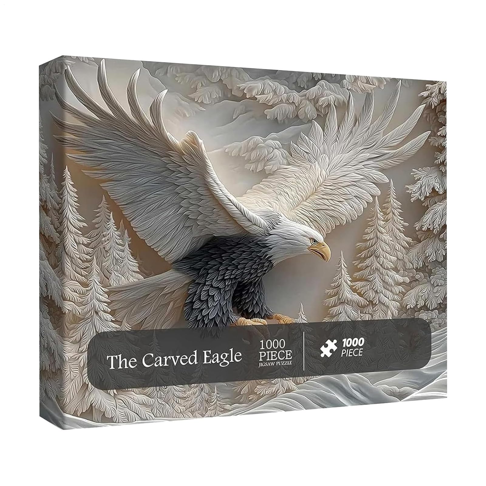 Puzzle de águila calva de 1000 piezas ideal para disfrutar de una divertida unión familiar 8