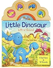 Little Dinosaur Lift-a-Sound Children's Lift-a-Flap Board Book for Babies and Toddlers, Ages 1-5