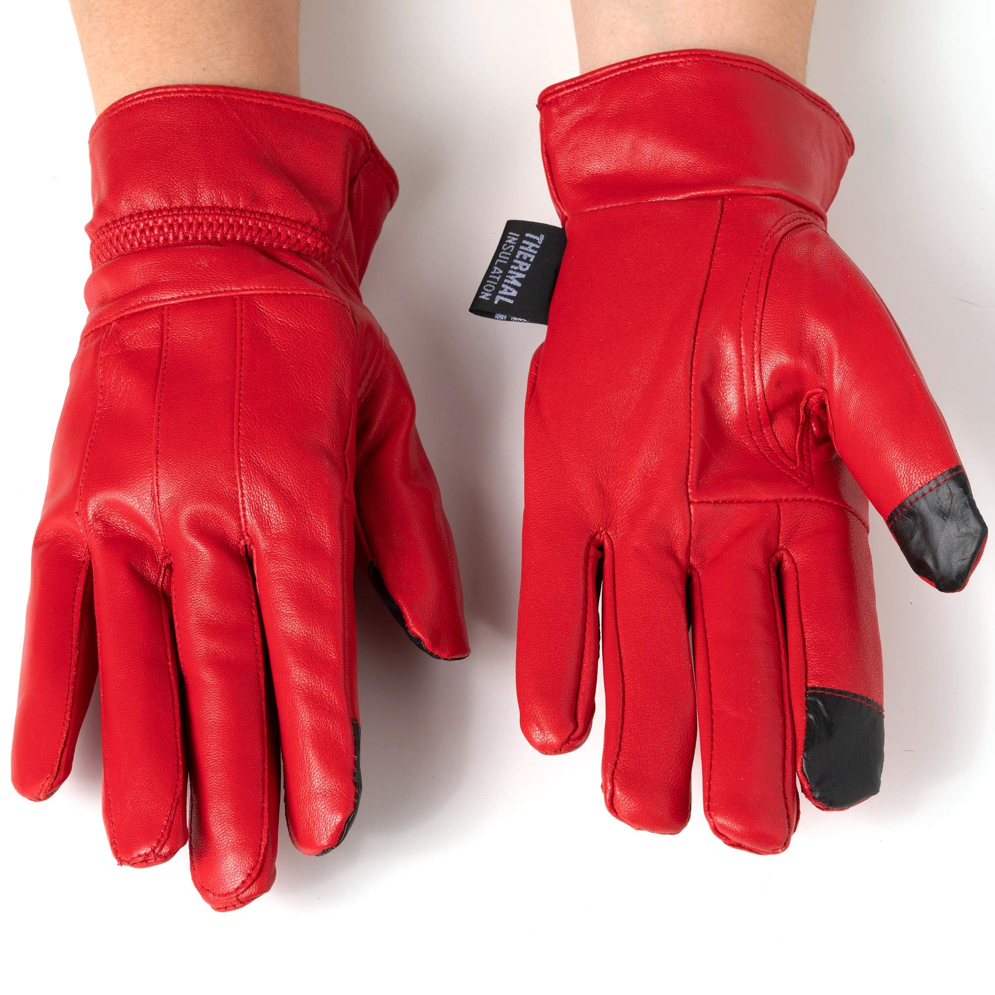 alpine swiss Guanti da donna per touch screen Guanto da sms in pelle per telefono termico caldo
