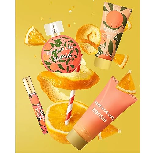Miniatura 4 de kensie Zest for Life - Juego de regalo de 4 piezas EDP, 3.4 onzas líquidas