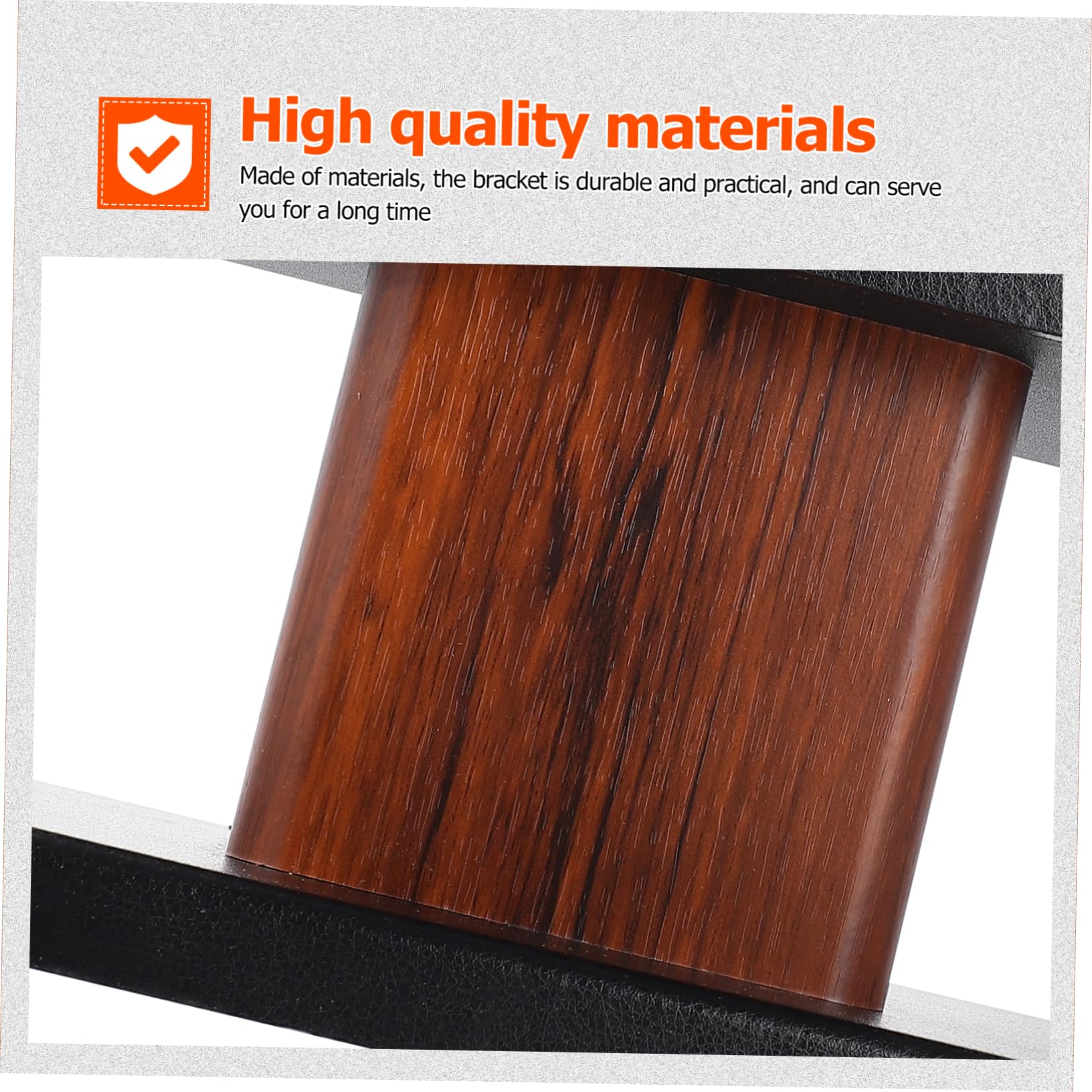 Uonlytech 1pair Speaker Stand for Home Use Creative Design for Surround Sound Smooth Edges Material for Karaoke and HiFi Speakers