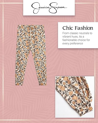 Miniatura 6 de Jessica Simpson Conjunto de 2 piezas de camiseta y pantalones deportivos para bebé, ropa de juego bebés, niños pequeños, niñas