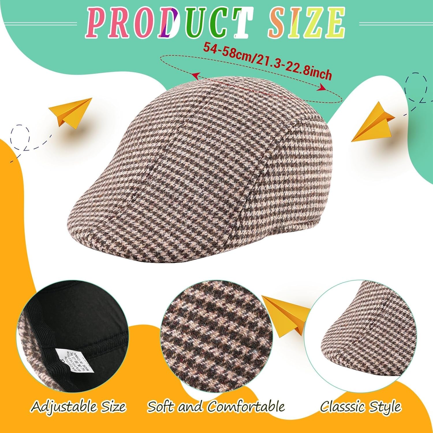 8 Pcs 100 Days of School Costume for Boys Old Man Costume Set for Kids 100th of School Grandpa Dress Up - Image 2