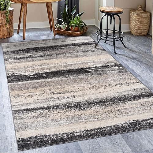 Miniatura 4 de LUXE WEAVERS Tower Hill - Alfombra abstracta gris, tamaño 4x5