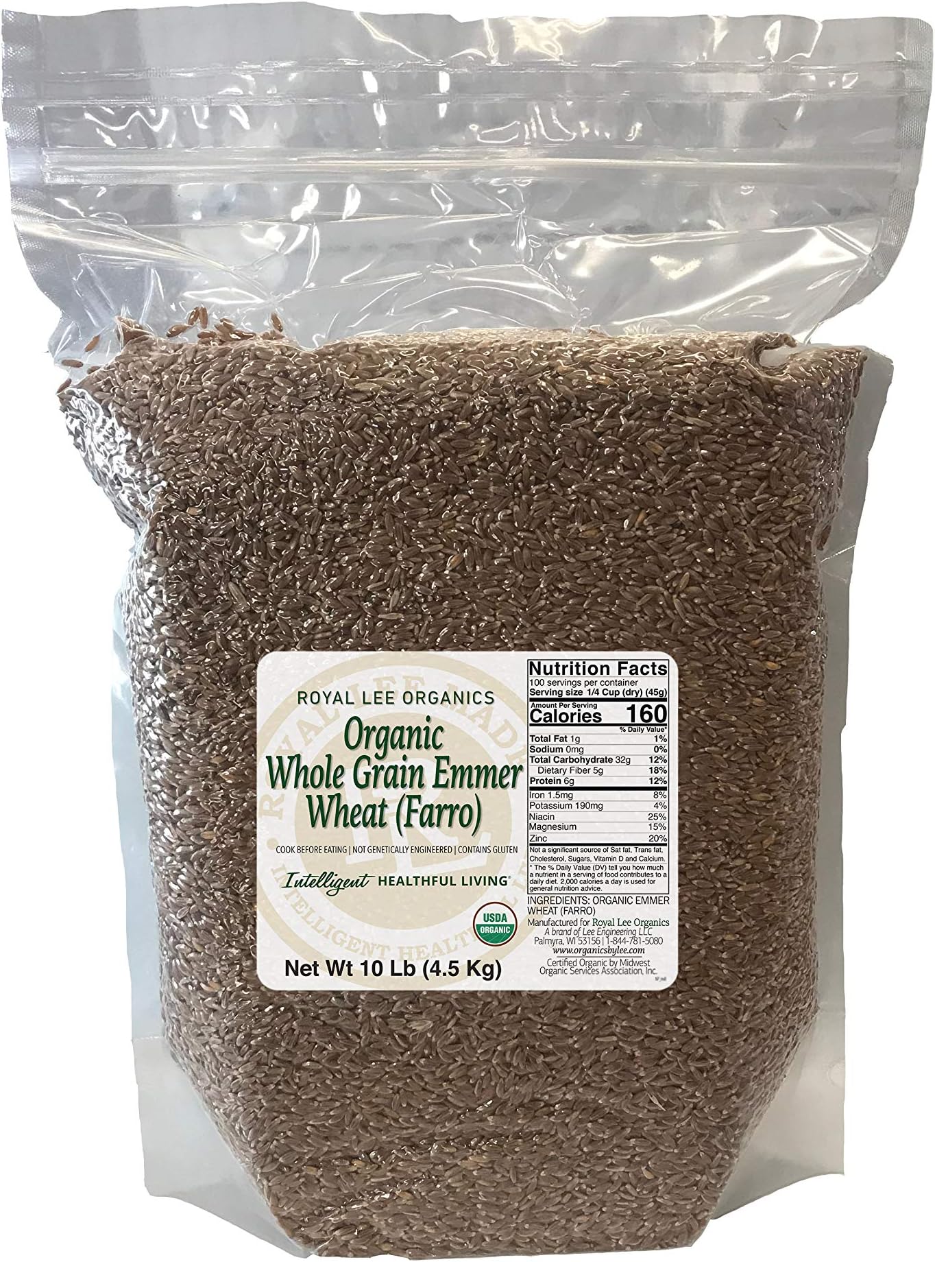 Grand Teton Ancient Grains Emmer Wheat Berries, 100