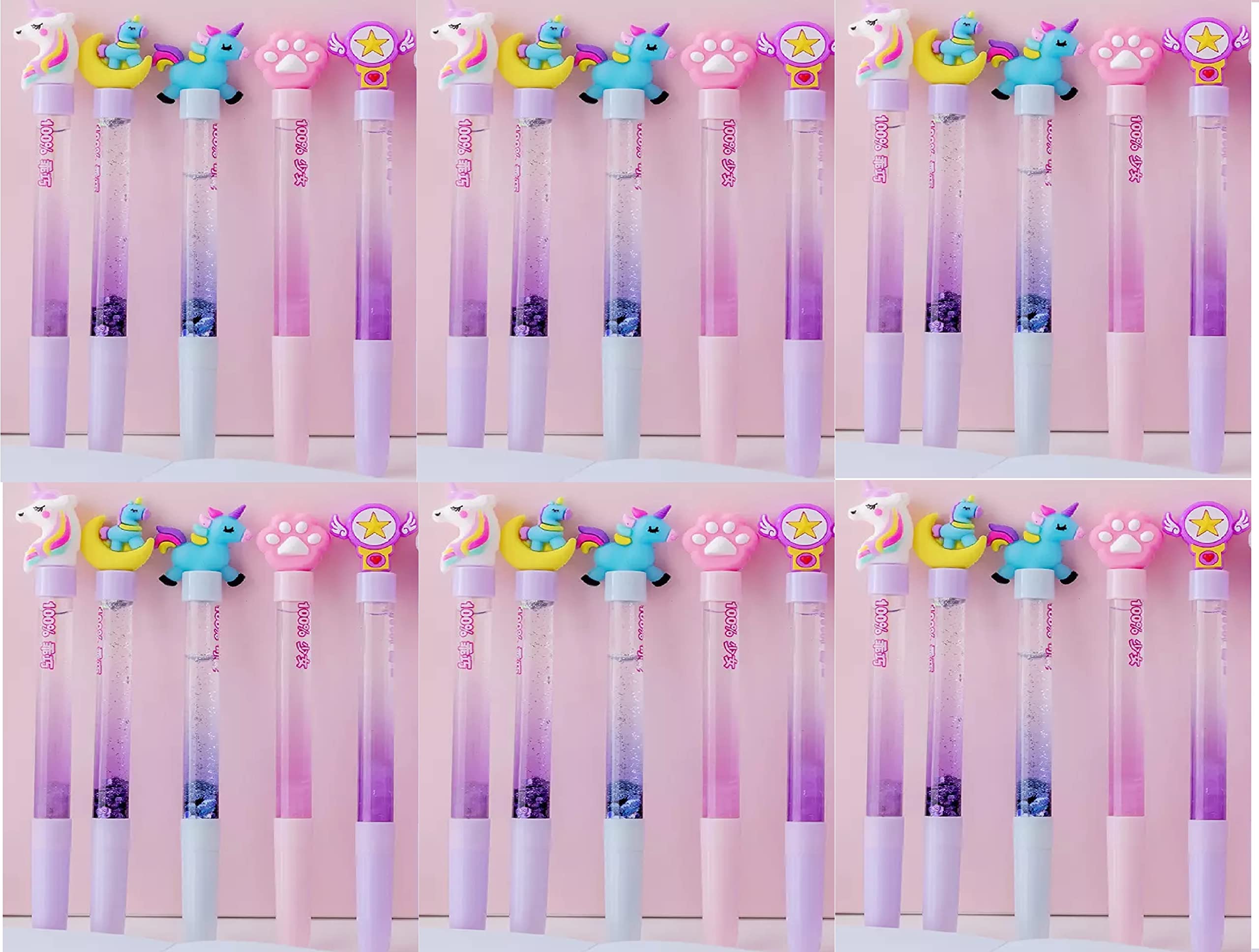 Birthday Return Gifts Glitter Water Pens pen sets For School College Office Gifting Or Collectible for kids children boys girls bags ideas in bulk cradle cermony baby naming function SET OF 50