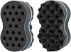 Double Side Two in One Magic Twist Hair Sponge Afro Braid Style Hair Sponge Brush