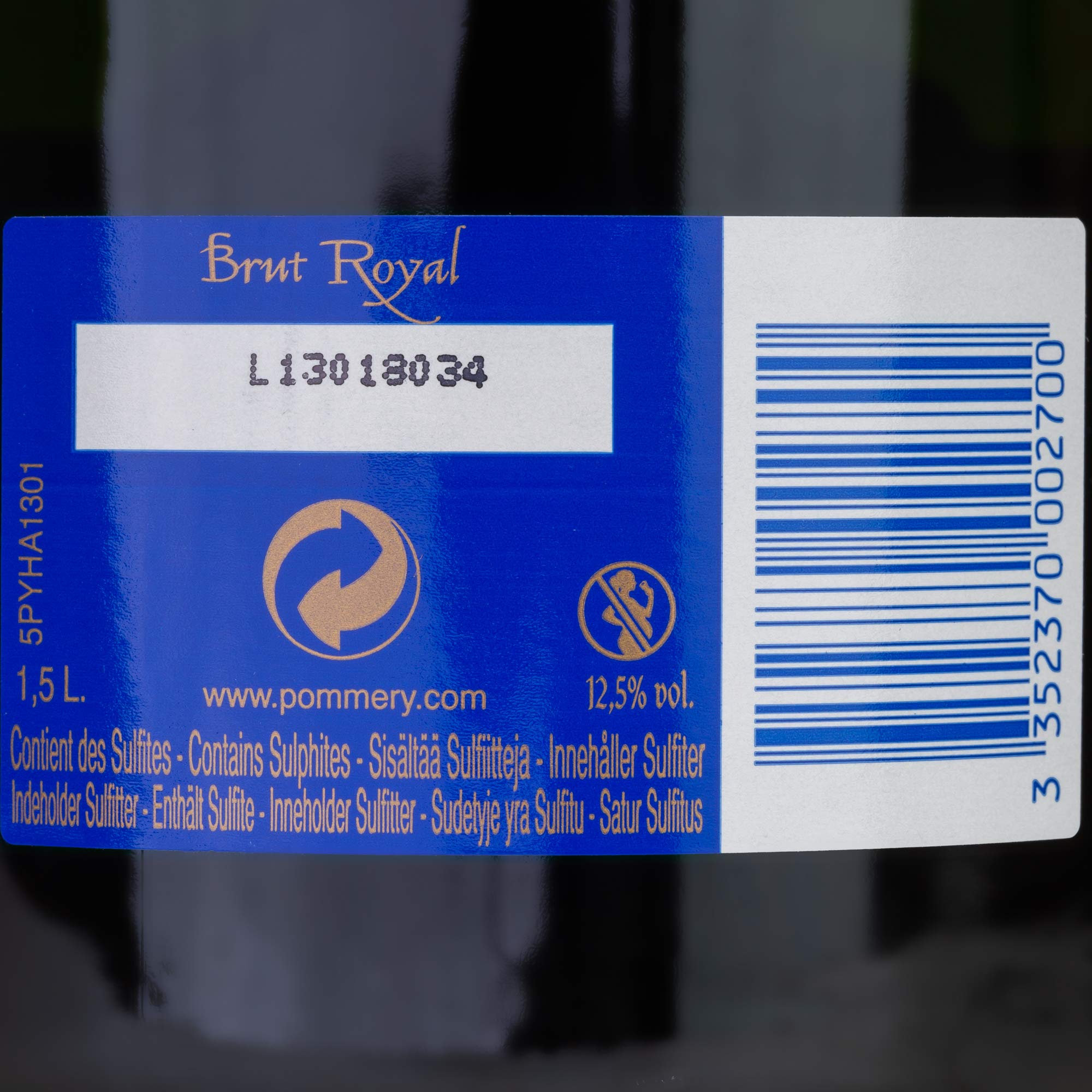 Pommery Champagne Brut Royal - 150cl - Sous Étui