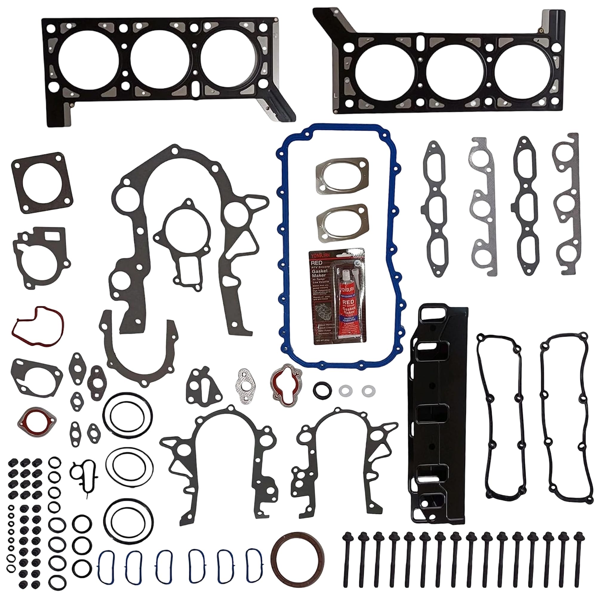 Partsflow Full Gasket Set Bolts