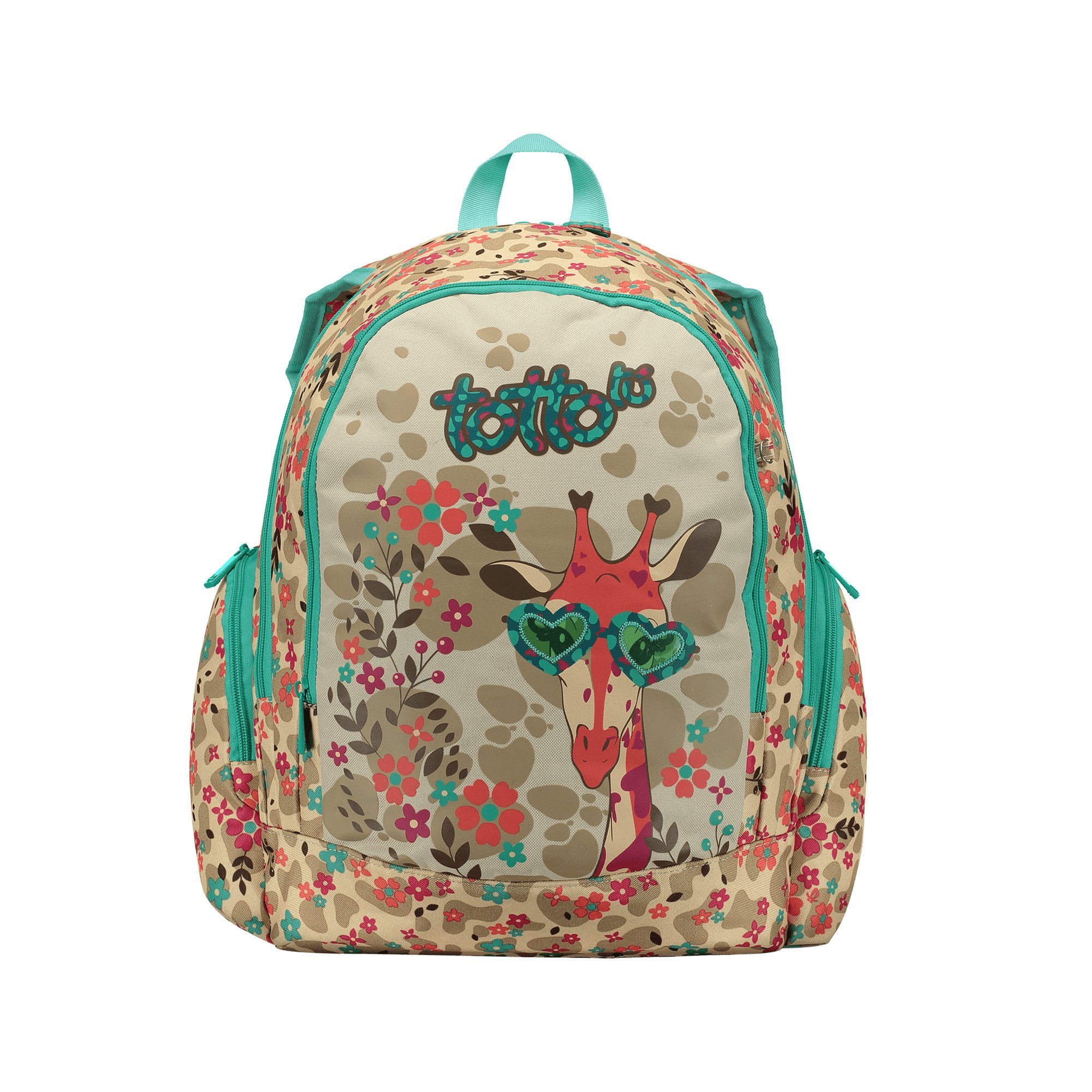 TOTTO Ma04grf003-1810o-8tj, Mochila Unisex Adulto, Marrón, Talla Única