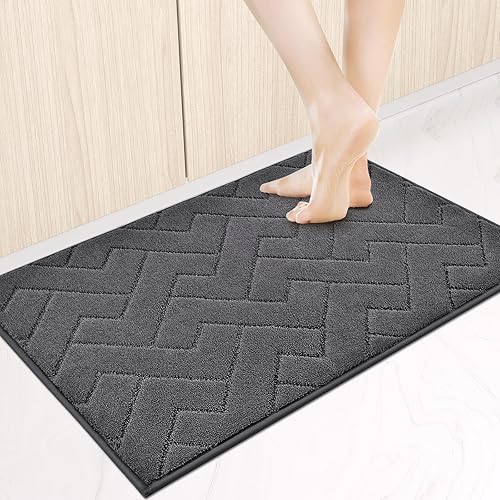 Alfombras de cocina lavables a máquina de 24" x 36", alfombras antideslizantes para cocina, tapetes para el piso, tapetes absorbentes y cómodos para