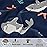 PHF 3 Pack Soft Bassinet Sheets, Shark Breathable Comfy Cradle Sheets for Baby Boys Girls Neutral, No Slip Universal Fit for Most Cradle and Bassinet Mattress, Shark