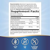 Vista 9 de Nature's Way Calcium Magnesium & Zinc Mineral Complex, Supports Bone Health & Muscle Function*, Immune Support*, 765 mg per 3-capsule serving
