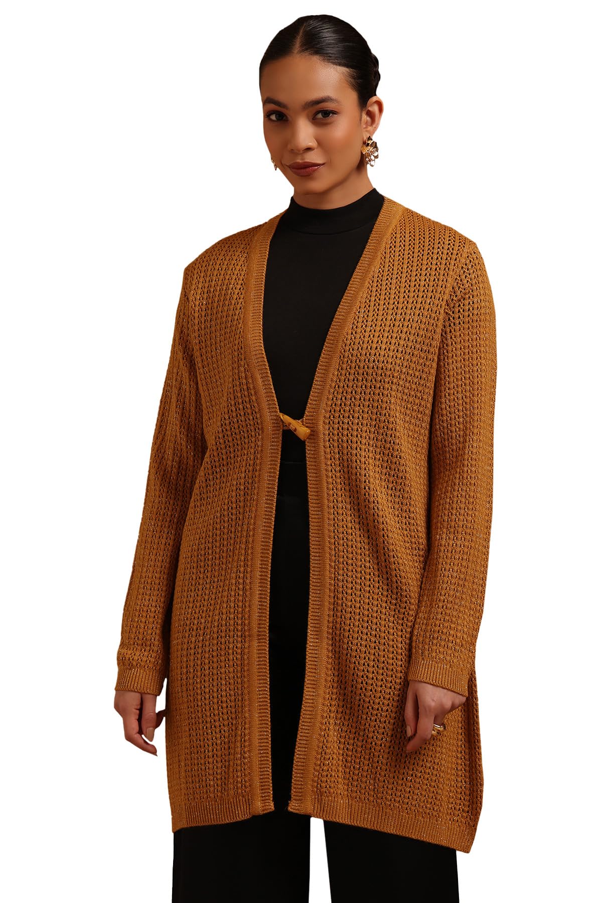 Womens Acrylic Crochet Winter Shrug-image-24