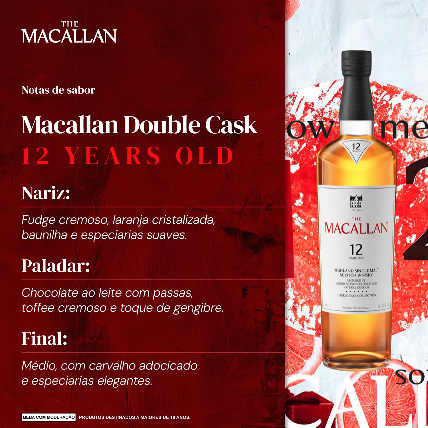 The Macallan Whisky Double Cask 12 Anos 700ml | Amazon.com.br