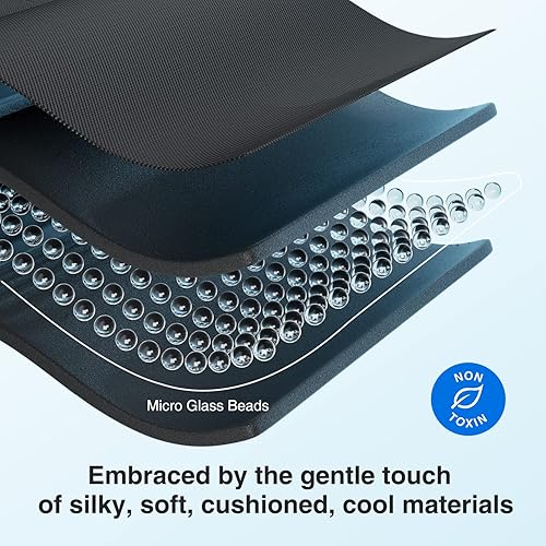 Miniatura 6 de YFONG Máscara de sueño con peso, para mujeres y hombres, máscara de ojos 3D con bloqueo de luces para dormir (4.2 onzas4.23 oz), máscara de ojos