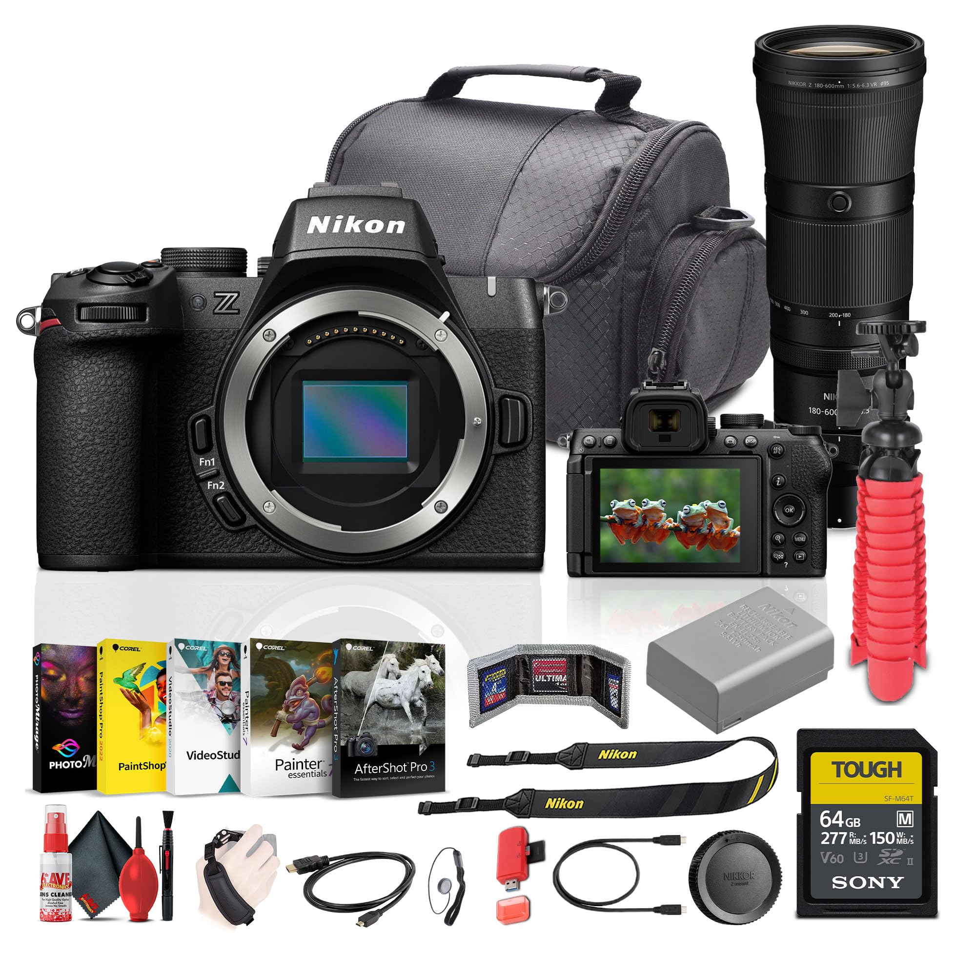 Amazon.com : Nikon Z50II Mirrorless Camera Body Bundle with NIKKOR