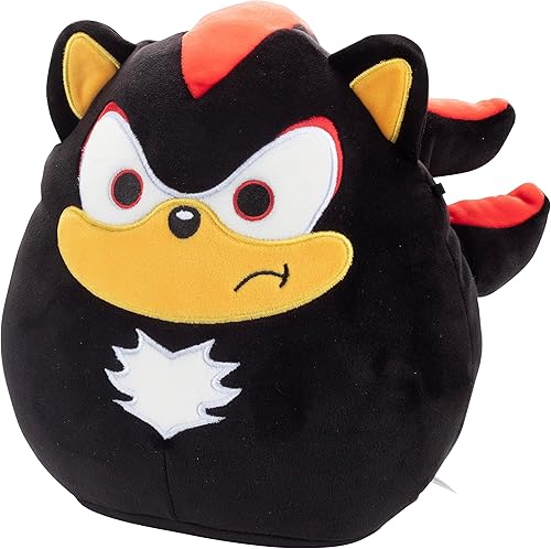 Miniatura 3 de Squishmallows Sonic The Hedgehog Shadow de 8 pulgadas, peluche oficial de Kellytoy, juguete coleccionable suave y esponjoso, añádelo a tu escuadrón,