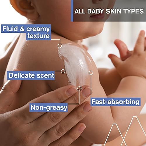 Miniatura 2 de Uriage Baby 1st Moisturizing Cream with Organic Edelweiss & Shea Butter, Hydrates & Prevents Dryness, Fast-Absorbing, Non-sticky, 97% Ingredients of