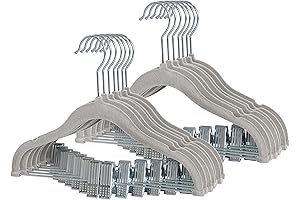 Finnhomy Baby Pant Hangers: Space-Saving Velvet Hangers for Tiny Tots