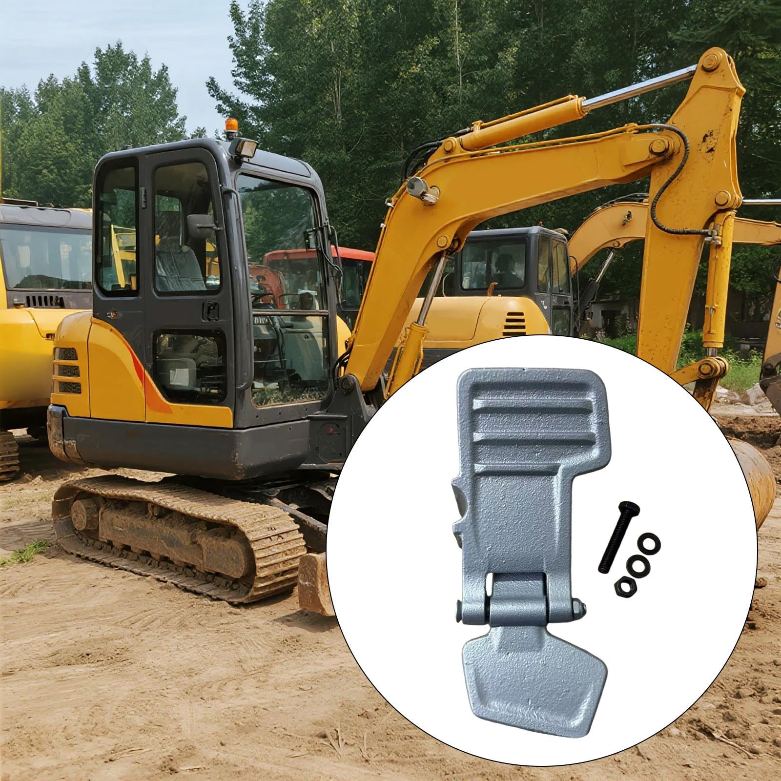 Colcolo Pedale per miniescavatore, Pedale di Ricambio per scavo e Camminata, Accessori per miniescavatori per Prato e Giardino da 15/per 17 Metri, Monte Destro
