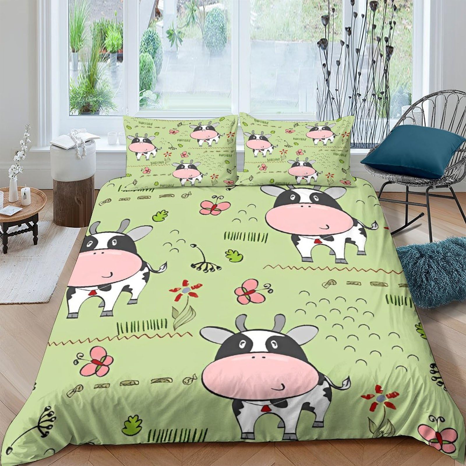 Housse de couette 220x240 fermeture éclair pour enfiler votre couette sans effort