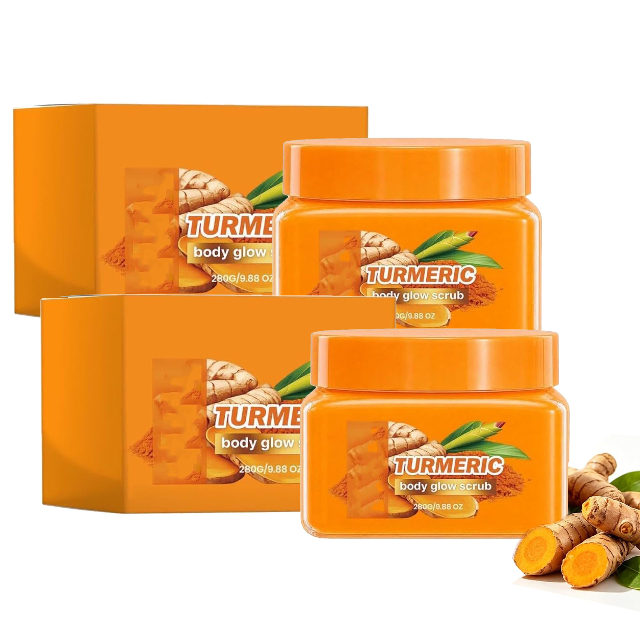 Exfoliante Corporal de Cúrcuma para Brillo Corporal (2 PCS)
