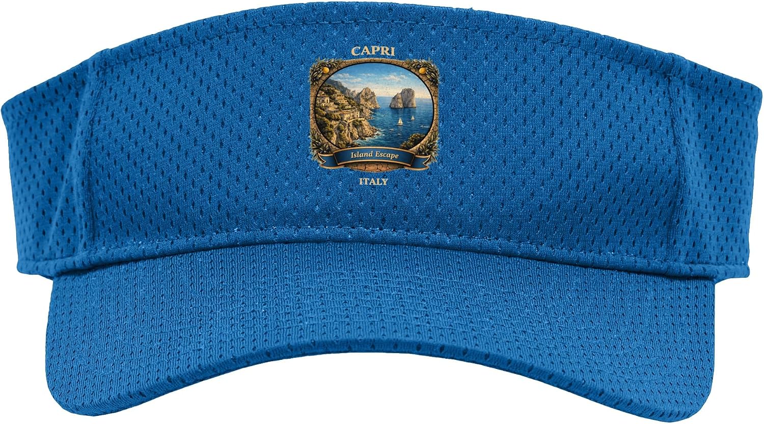 Capri Italy Vintage Travel Sport Sun Visor