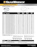 Vista 4 de GEARWRENCH Llave métrica 0.394 in - 89140 de 3/8" con trinquete para pata de gallo