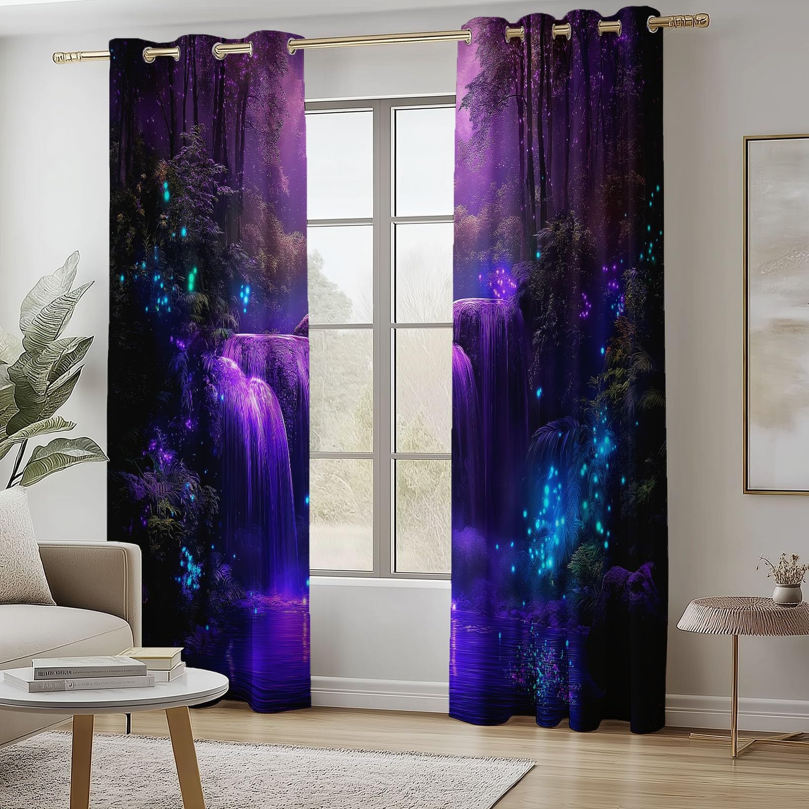 Vorhänge Blickdicht Dschungel-Design - Gemütlichkeit Für Kinder- & Wohnzimmer