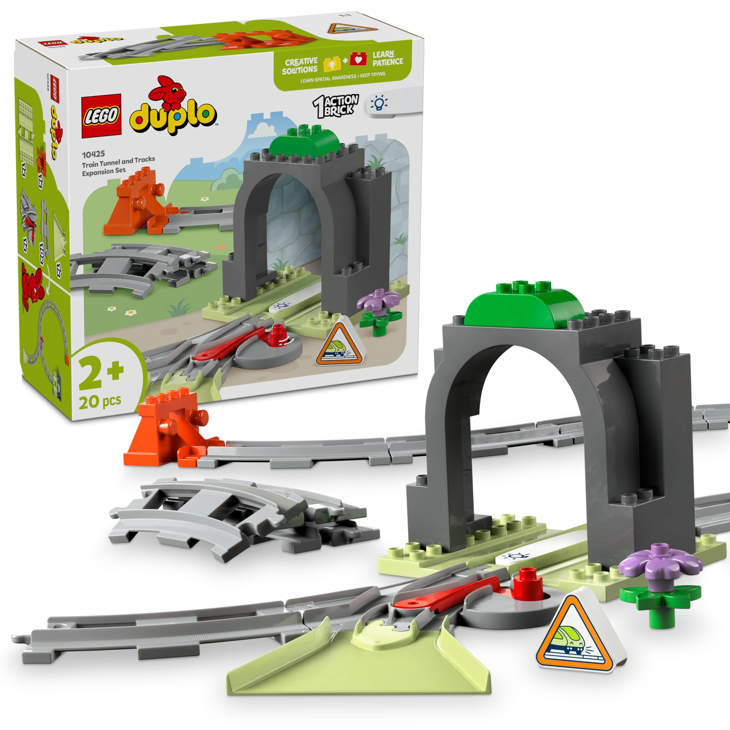 LEGO DUPLO Town Tren Tüneli ve Rayları Ek Macera Seti 10425