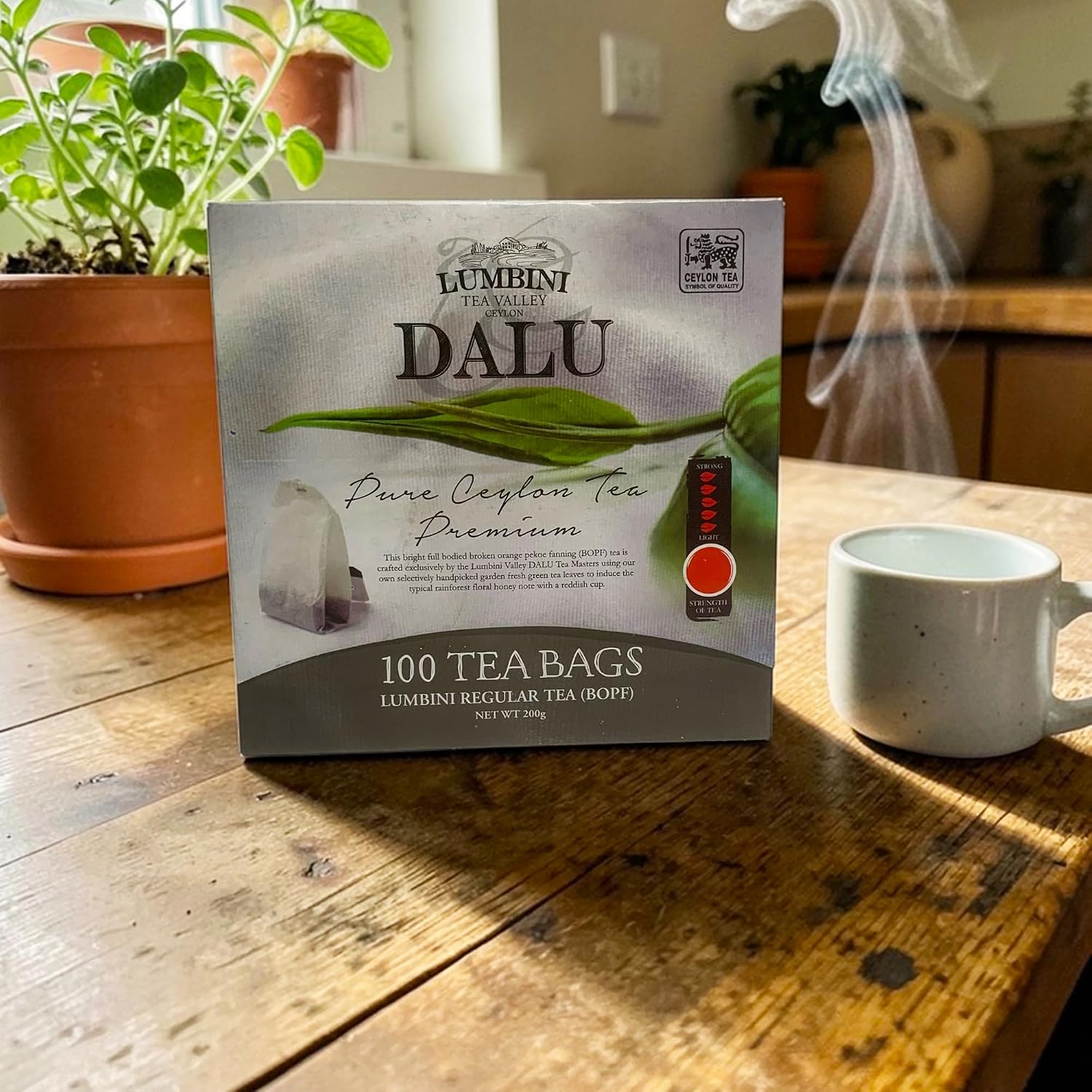 LUMBINI TEA VALLEY CEYLON REGULAR BLACK TEA 100 BAGS (BOPF)