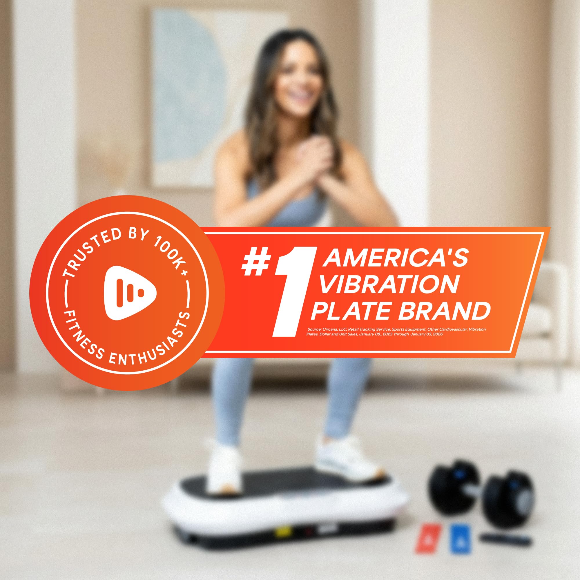 LifePro Blue Hexaplate platforma wibracyjna przyrząd treningowy – trening całego ciała, platforma fitness
