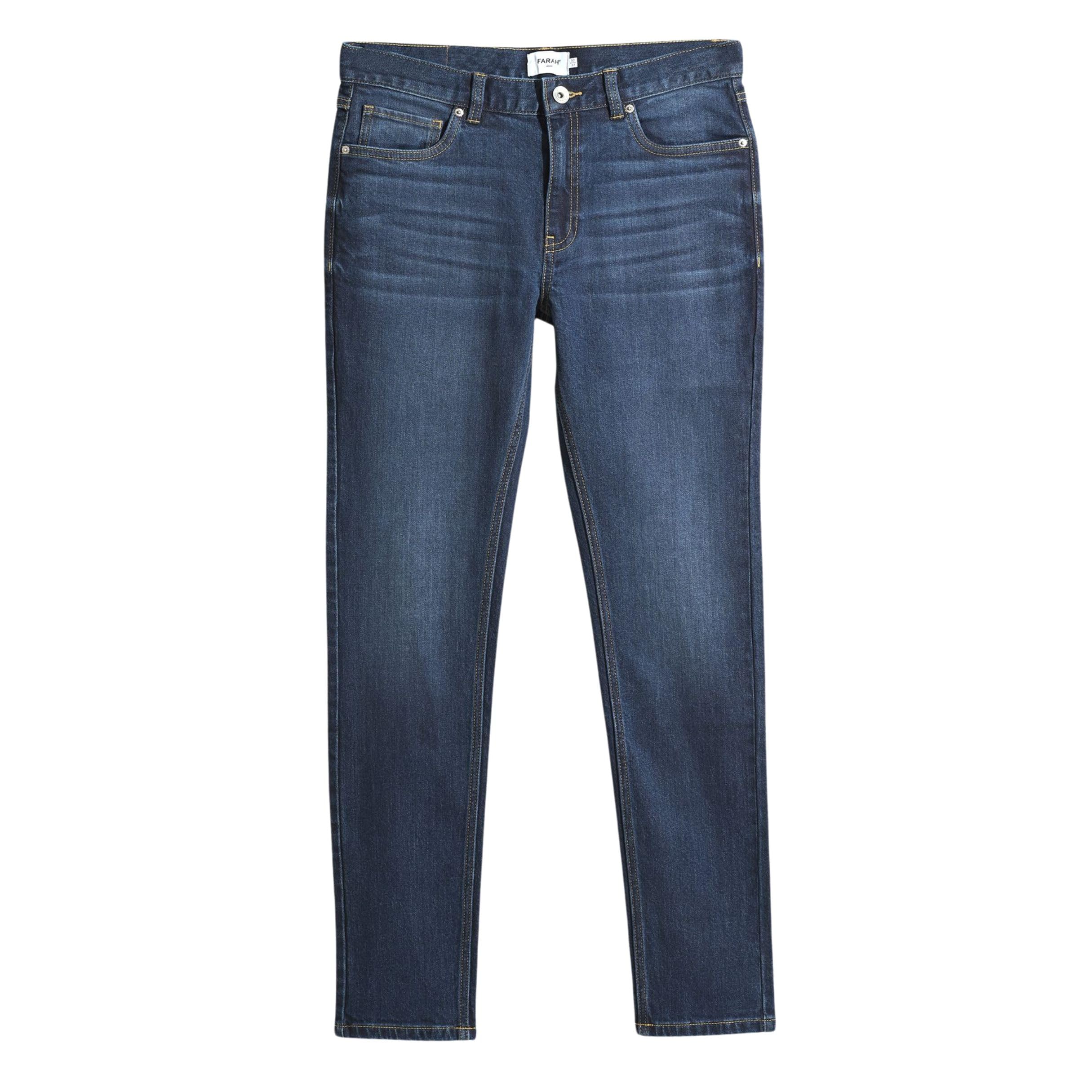 Farah Mid Drake Slim Leg Denim Jean In - 34R