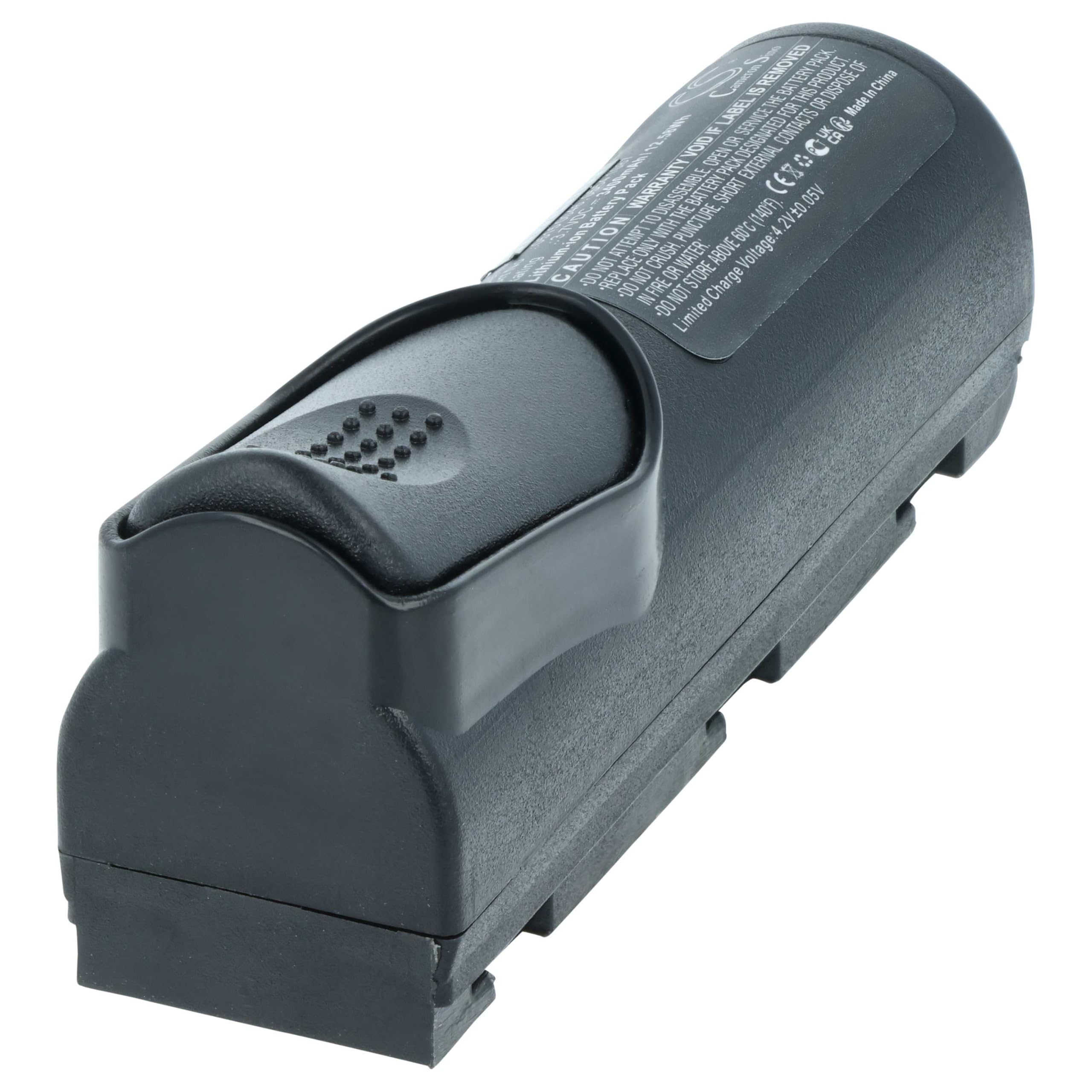 vhbw batteria sostituisce Testo 0515 0114, 0554 1087, 0515 0046, 0515 0100 per dispositivo di misurazione (3400mAh, 3,7V, Li-Ion)