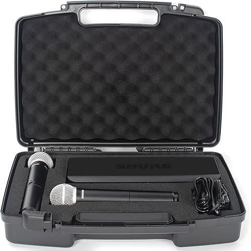 Miniatura 7 de OUUTMEE Estuche rígido portátil de 12.2 x 9.85 x 3.77 pulgadas con espuma en dados personalizable que protege para equipos, electrónica,