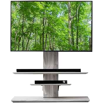 突っ張り式 テレビスタンド ストーングレー 65V対応 突っ張り式 テレビスタンド ストーングレー 65V対応 突っ張り式