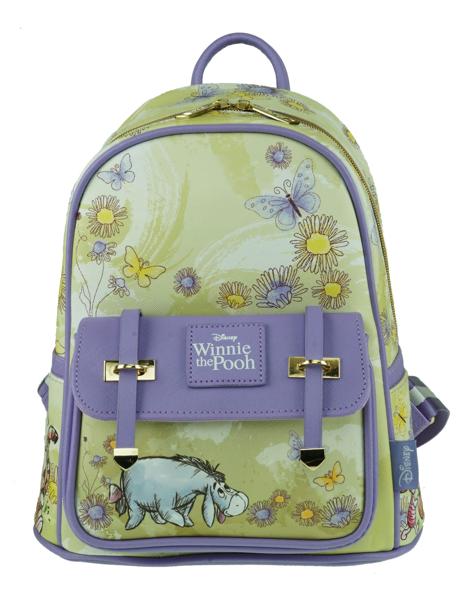 KBNLEeyore 11inch Faux Leather Mini Backpack - A21775,Multicoloured,Medium