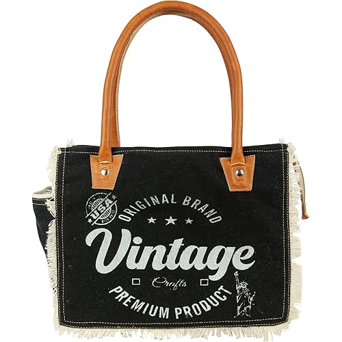 Vintage Genuine Leather Tote Bag Handbag Shopper Purse Shoulder Bag for Women Office Laptop Bag