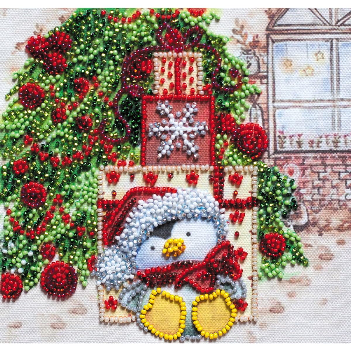 Abris Art Multi Bead Stitch Embroidery Kit, Cotton, 15X16cm