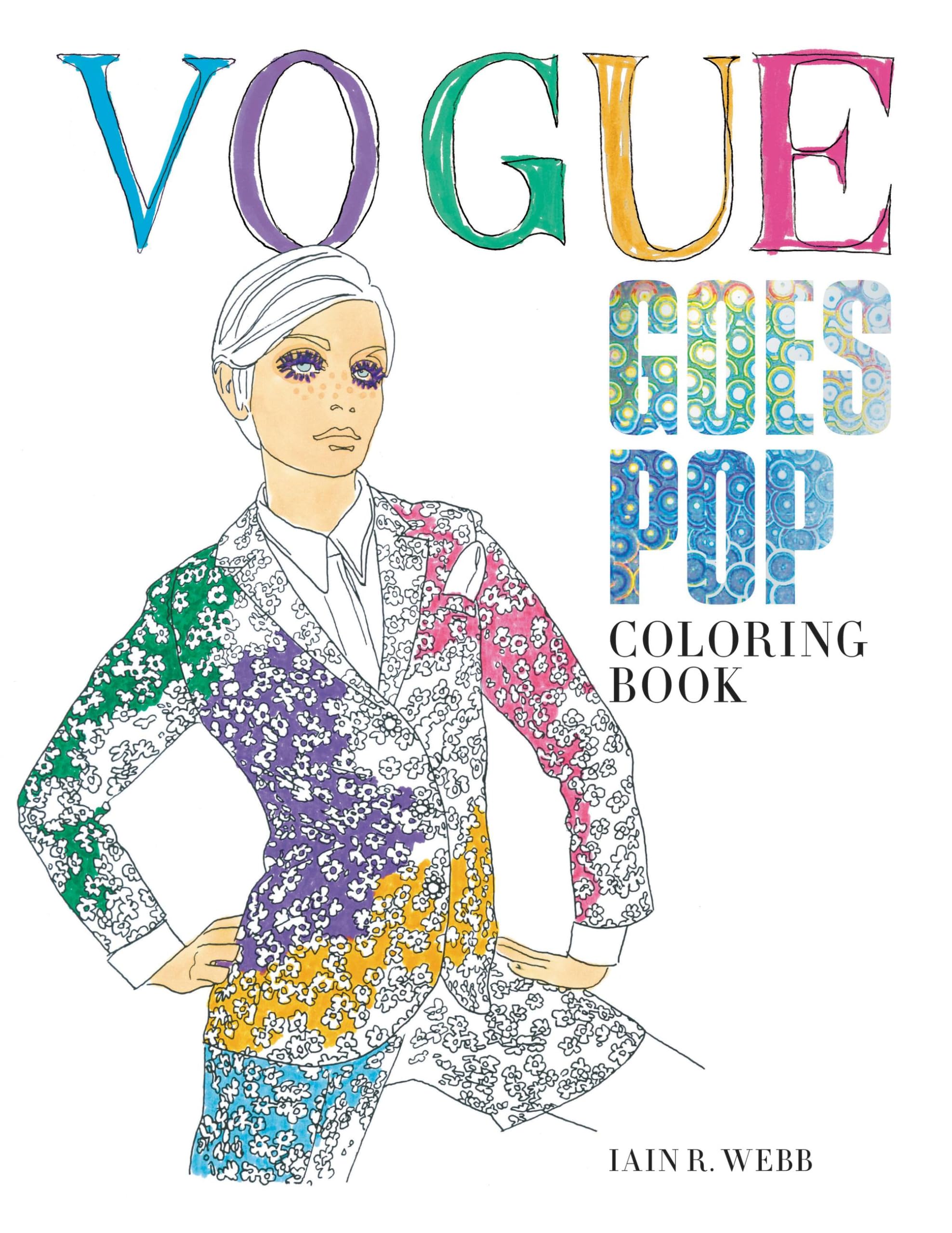 Vogue Goes Pop: Coloring Book
