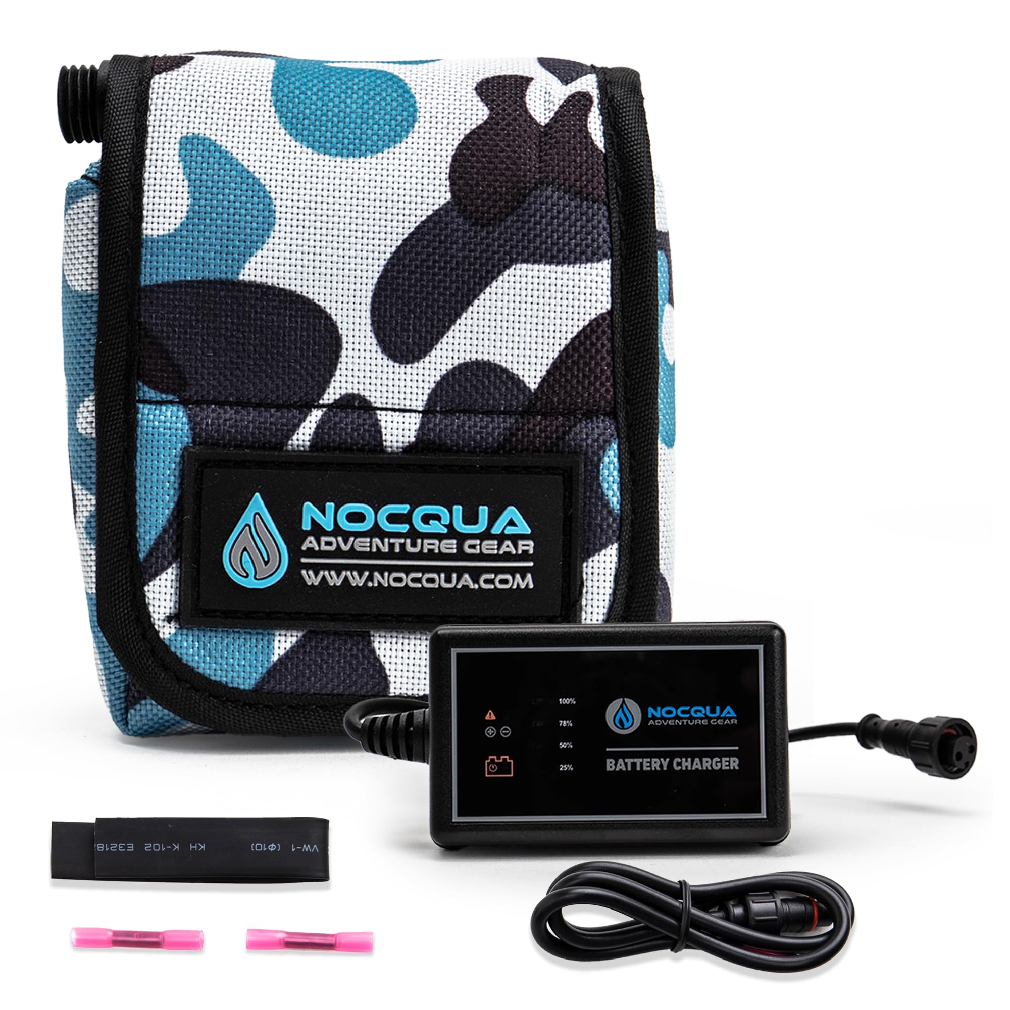 Pro Power Water-Resistant Battery & Charger Kit - Compatible with GPS, Depth & Fish Finders, & Most 12 Volt Electronics