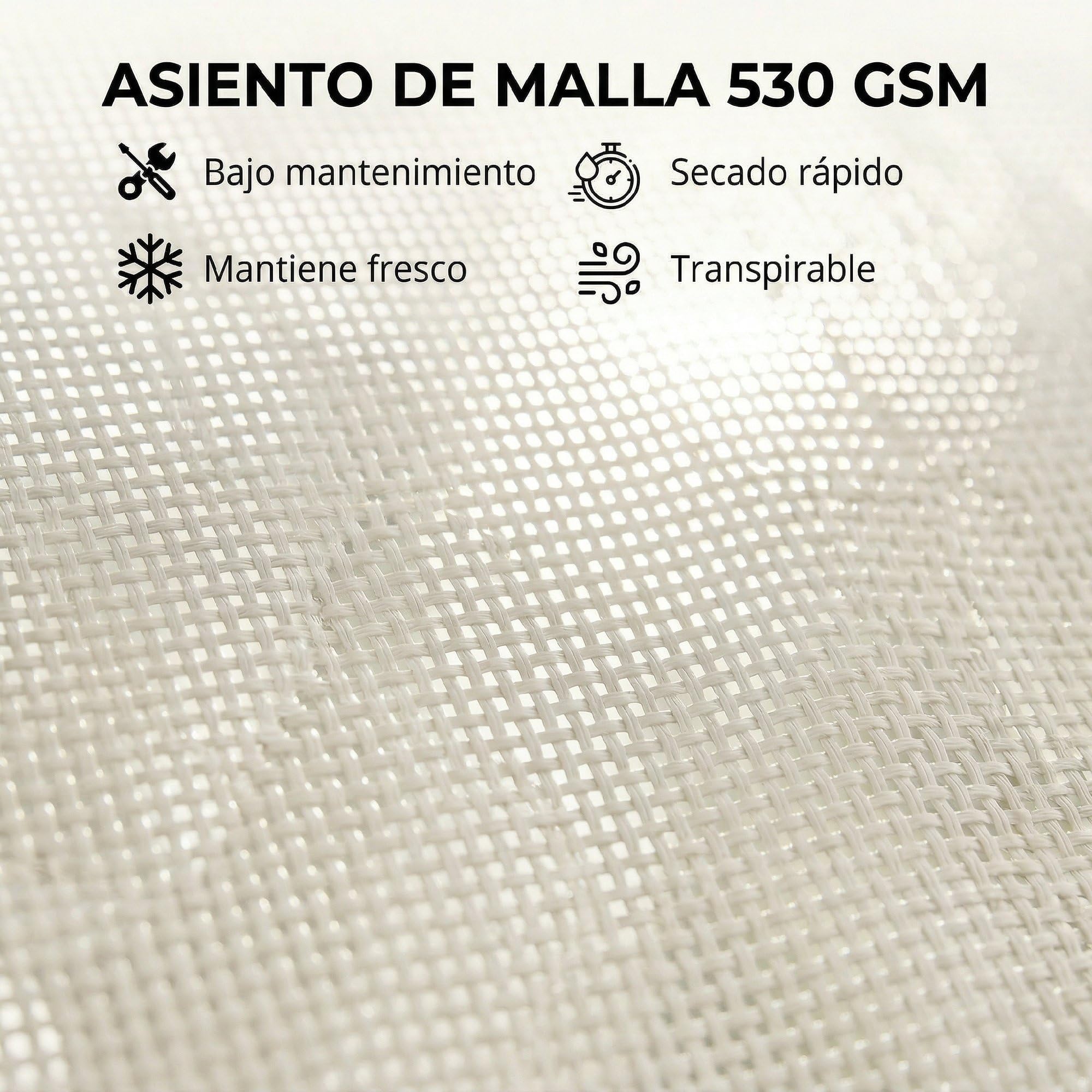 Outsunny Pack de 2 Tumbonas de Jardín Exterior, Tumbonas Reclinables con Ruedas, Respaldo Ajustable de 4 Niveles, Estructura de Aluminio y Tela Textilene, Resistentes, para Playa, Piscina, Beige