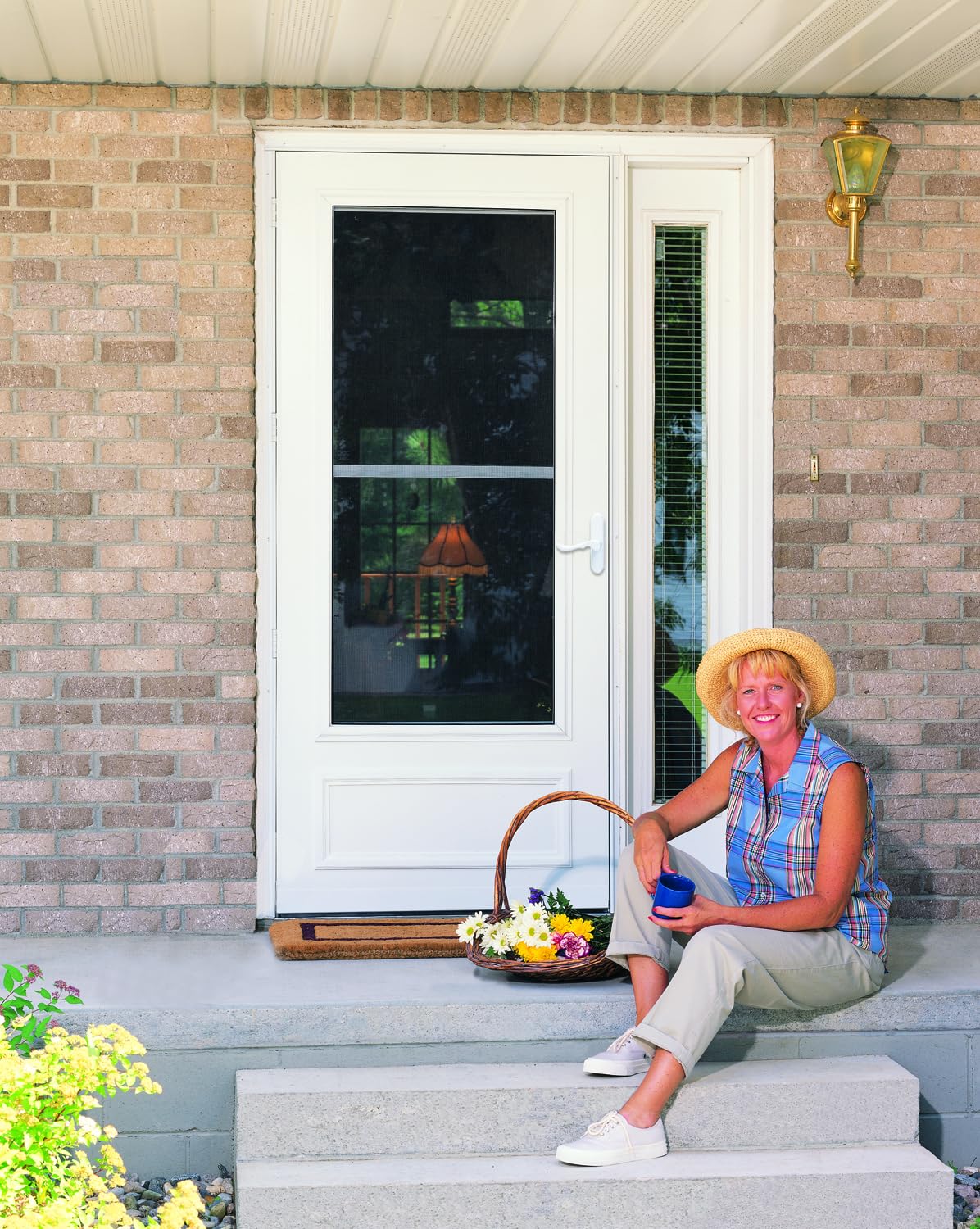 LARSON White 271-TT Midview 30-in by 81-in Storm Door - Amazon.com