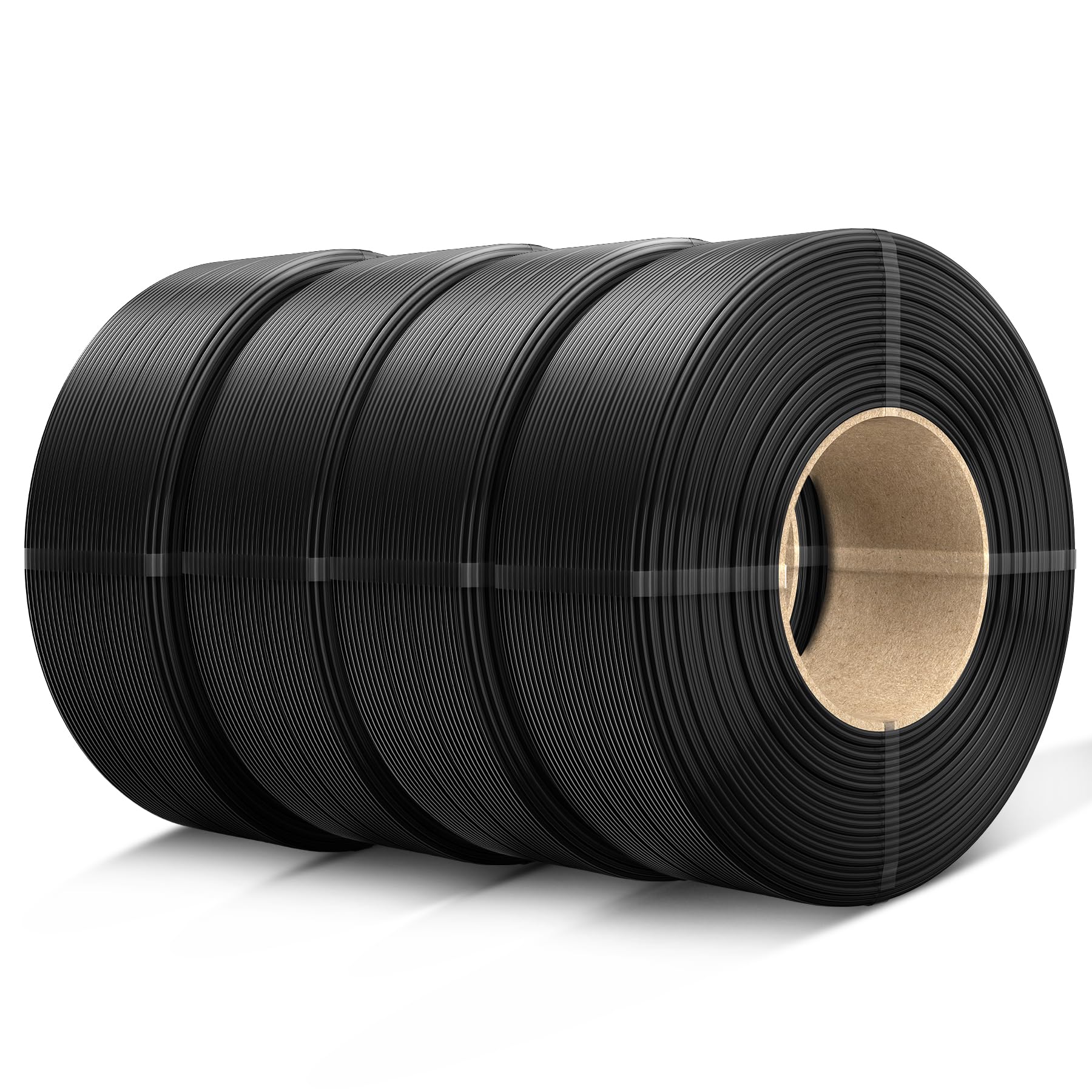 SUNLU Filamento in PETG per stampante 3D, 1,75 mm, adatto per bobine riutilizzabili di terza generazione SUNLU di terza generazione, precisione dimensionale +/- 0,02 mm, 1 kg per bobina, confezione da