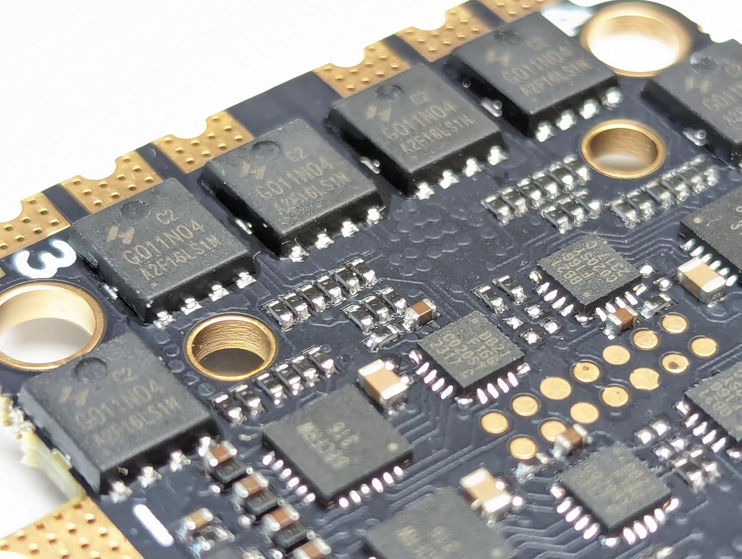 4 in 1 ESC 50A 2-6s Mico Air Electronic Speed Controller Bluejay Firmware with Double Hole Spacing for FPV RC Drone