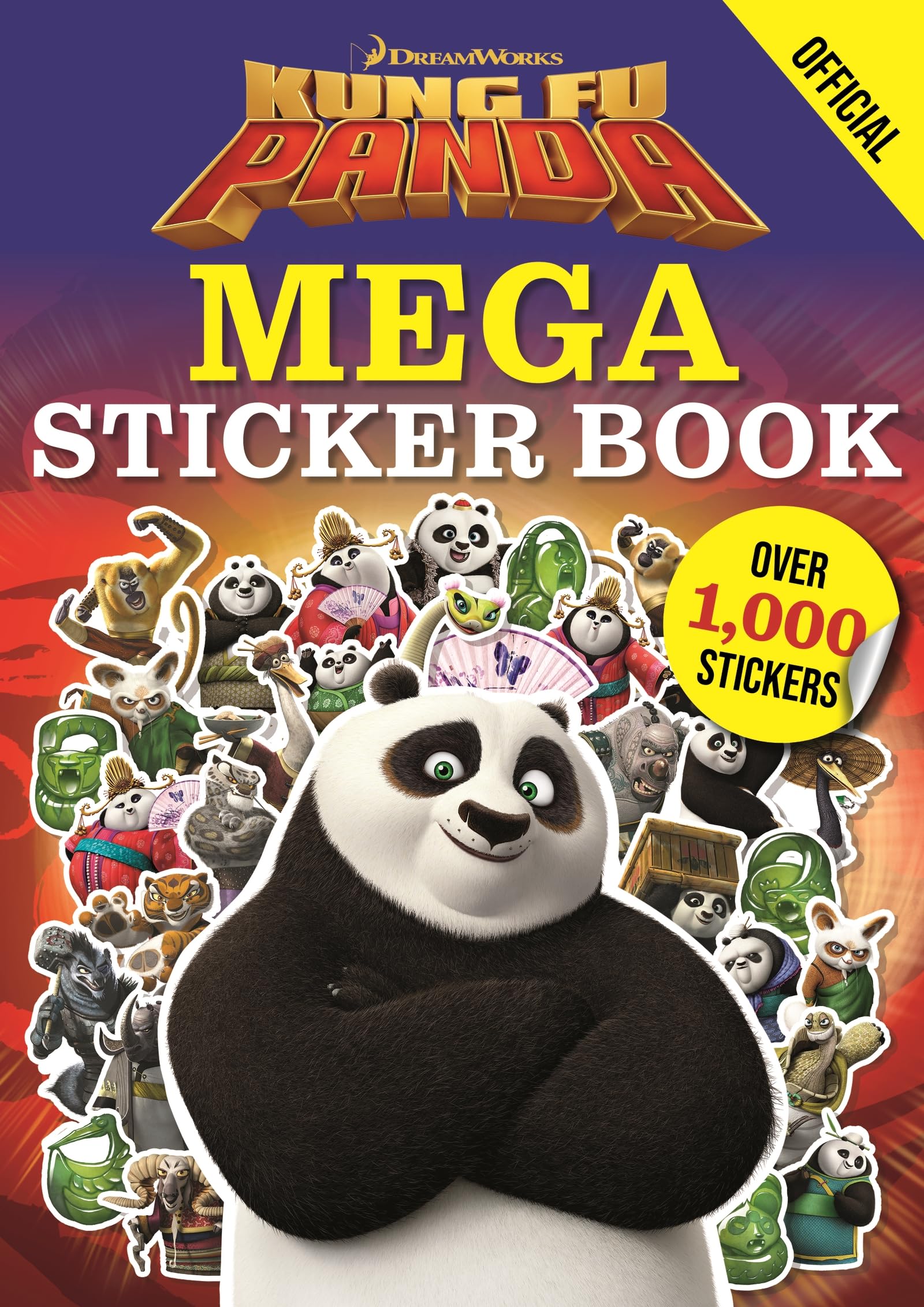 Kung Fu Panda Mega Sticker Book: Over 1,000 stickers! (DreamWorks Kung Fu Panda)
