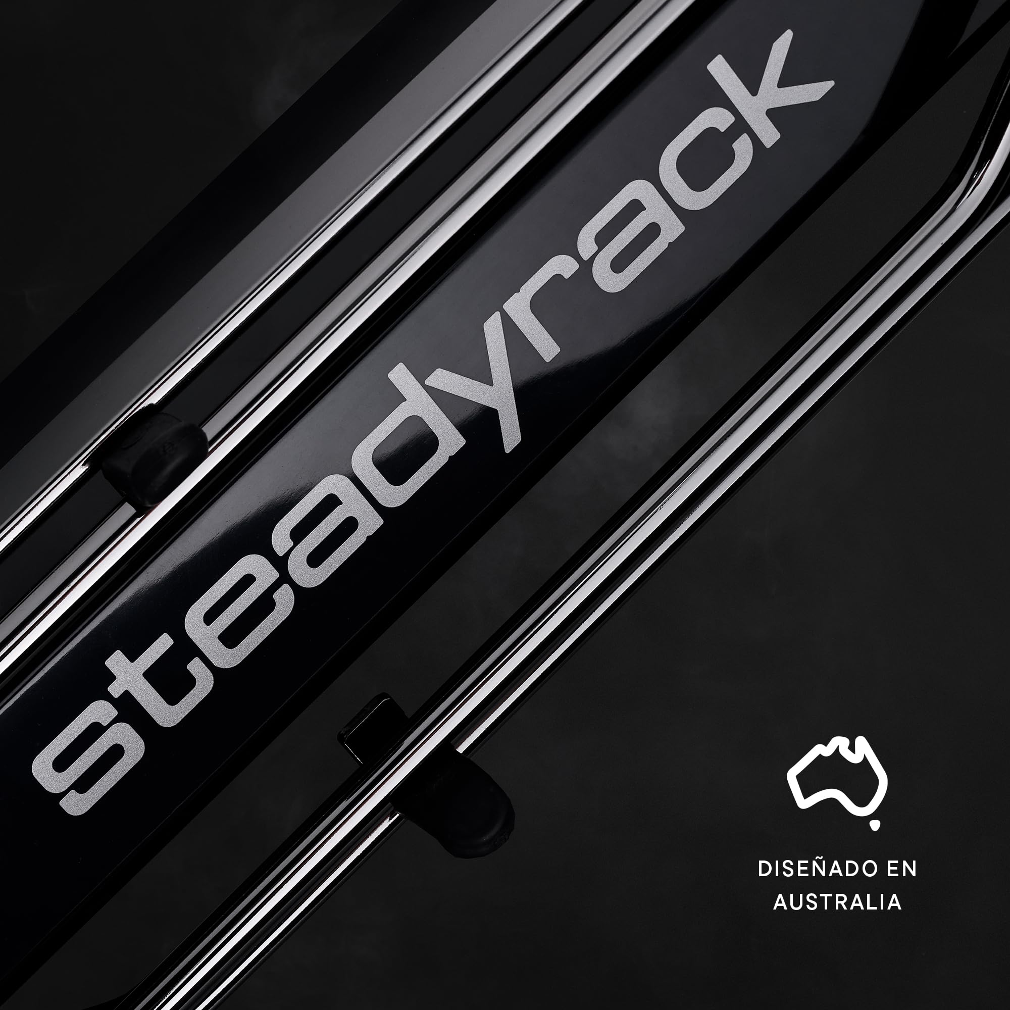 Steadyrack ProFlex Wide Portabicicletas – Soporte Vertical de Pared para Almacenamiento de Bicicletas en Casa – Apto para MTB, eMTB, Bicicletas con Guardabarros y Más – Incluye GearMate SteadySpine