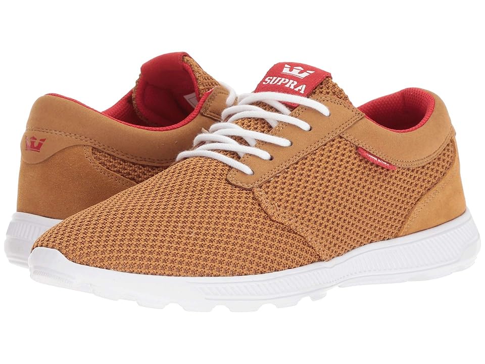 

Supra Hammer Run (Tan/Risk Red/White) Men's Skate Shoes, Brown