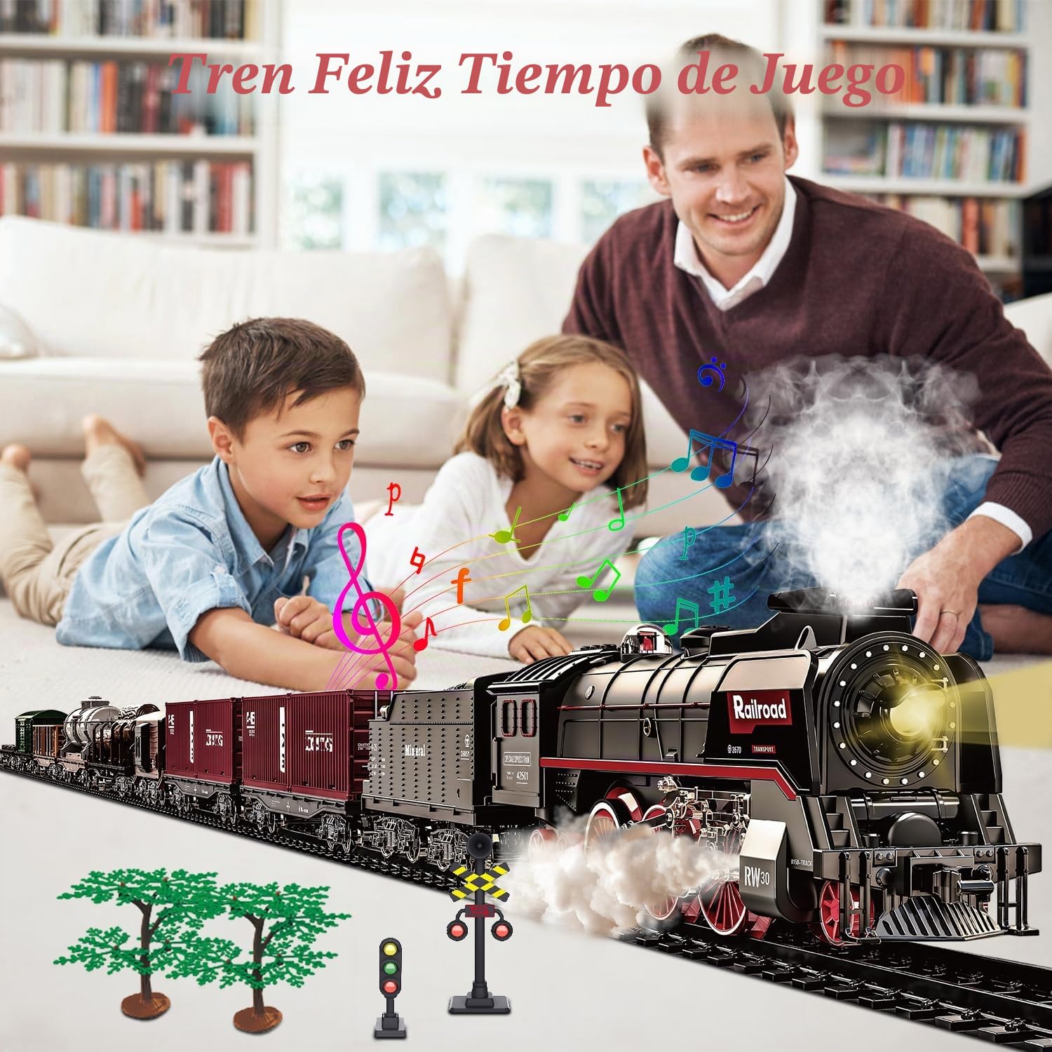 Juego de tren, 5 carruajes